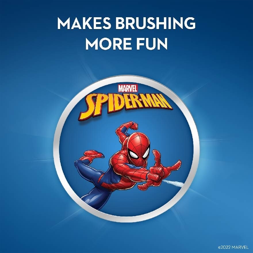 Kids Battery Powered Electric Toothbrush Spiderman 1s