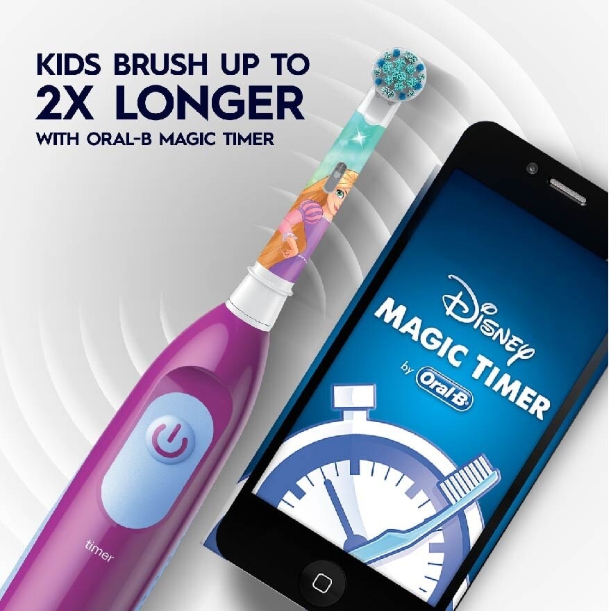 Kids Battery Powered Electric Toothbrush Princess 1s