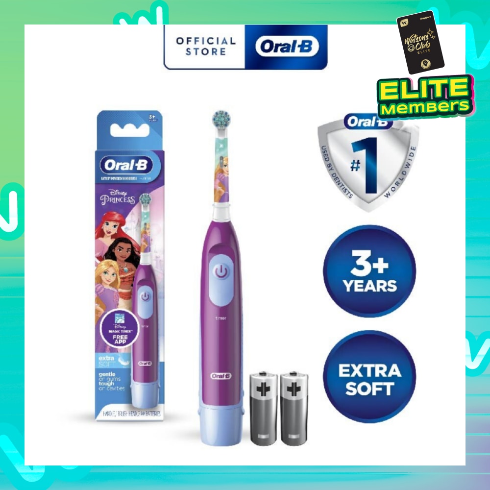 Kids Battery Powered Electric Toothbrush Princess 1s