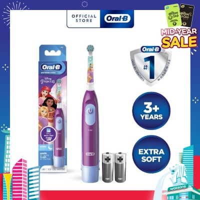 ORAL-B Kids Battery Powered Electric Toothbrush Princess 1s