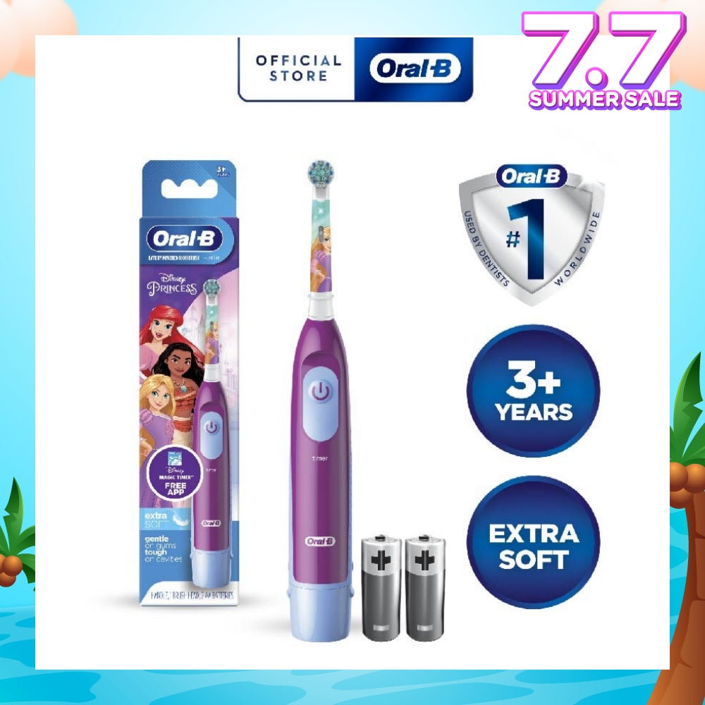 Kids Battery Powered Electric Toothbrush Princess 1s