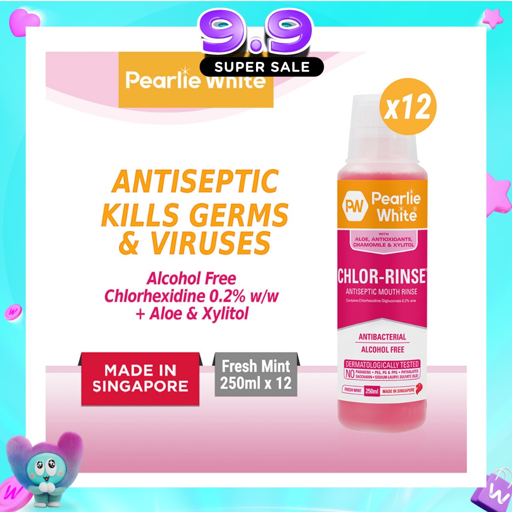 Chlor Rinse Antiseptic Mouth Rinse 250ml x 12s (per carton) image