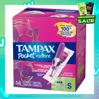 TAMPAX Pocket Radiant Super (Compact Tampons) 14s