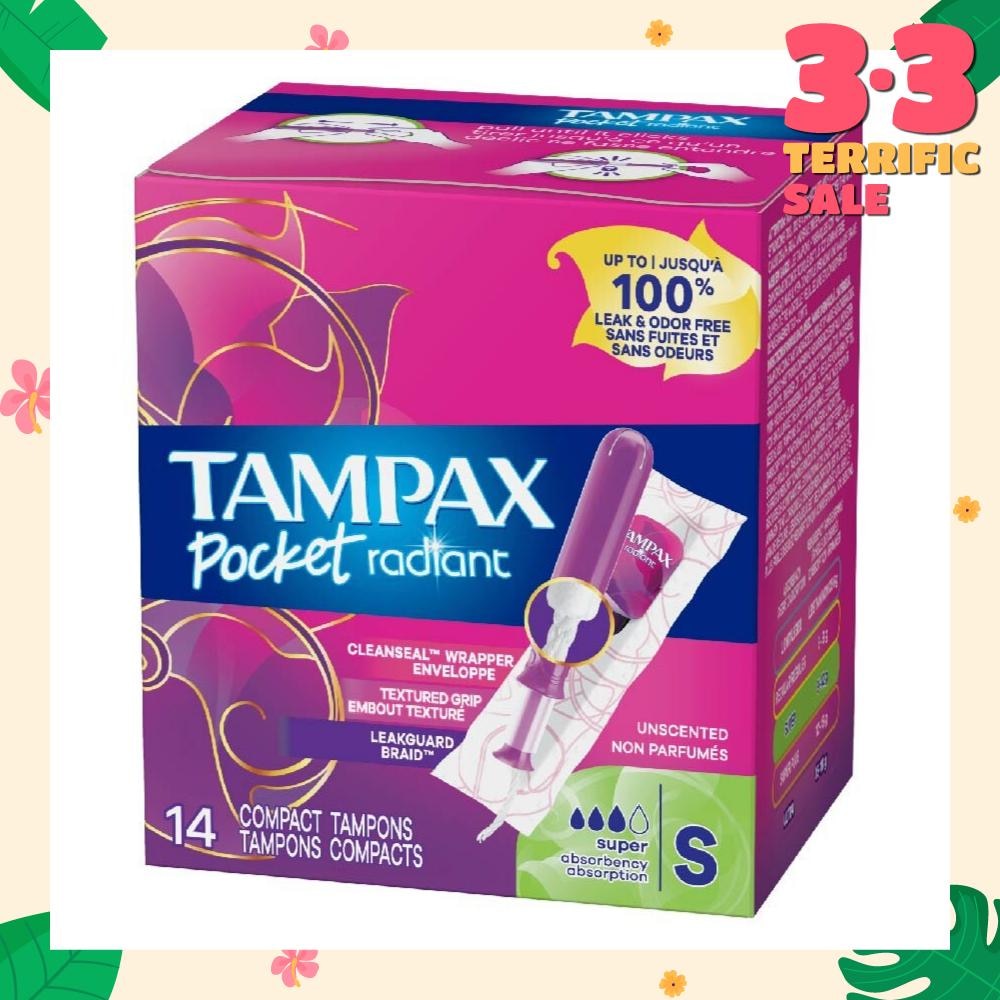 Pocket Radiant Super (Compact Tampons) 14s