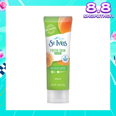 ST IVES Fresh Skin Scrub Apricot (Deeply Exfoliates & Remove Impurities) 50g