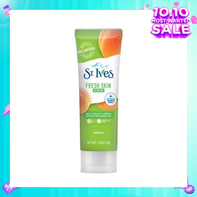 ST IVES Fresh Skin Scrub Apricot (Deeply Exfoliates & Remove Impurities) 50g