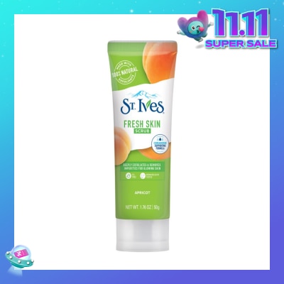 ST IVES Fresh Skin Scrub Apricot (Deeply Exfoliates & Remove Impurities) 50g