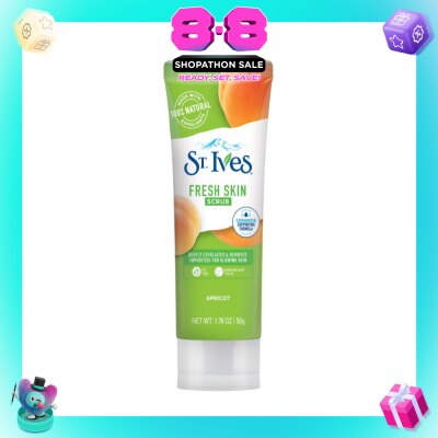 ST IVES - Fresh Skin Scrub Apricot (Deeply Exfoliates & Remove Impurities) 50g