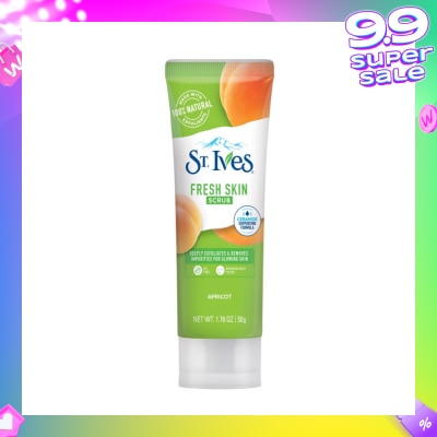 ST IVES Fresh Skin Scrub Apricot (Deeply Exfoliates & Remove Impurities) 50g