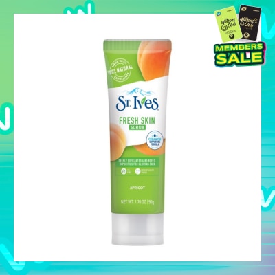 ST IVES Fresh Skin Scrub Apricot (Deeply Exfoliates & Remove Impurities) 50g