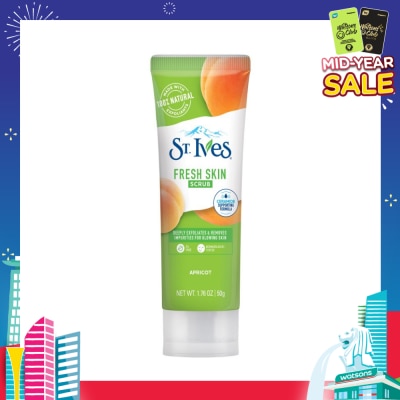 ST IVES Fresh Skin Scrub Apricot (Deeply Exfoliates & Remove Impurities) 50g