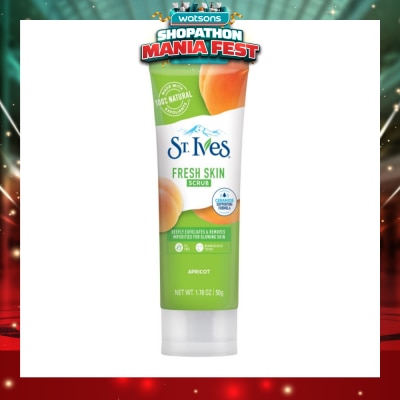 ST IVES - Fresh Skin Scrub Apricot (Deeply Exfoliates & Remove Impurities) 50g