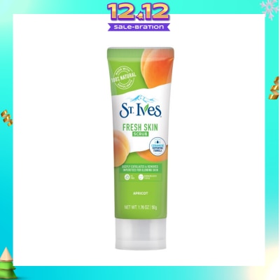 ST IVES Fresh Skin Scrub Apricot (Deeply Exfoliates & Remove Impurities) 50g