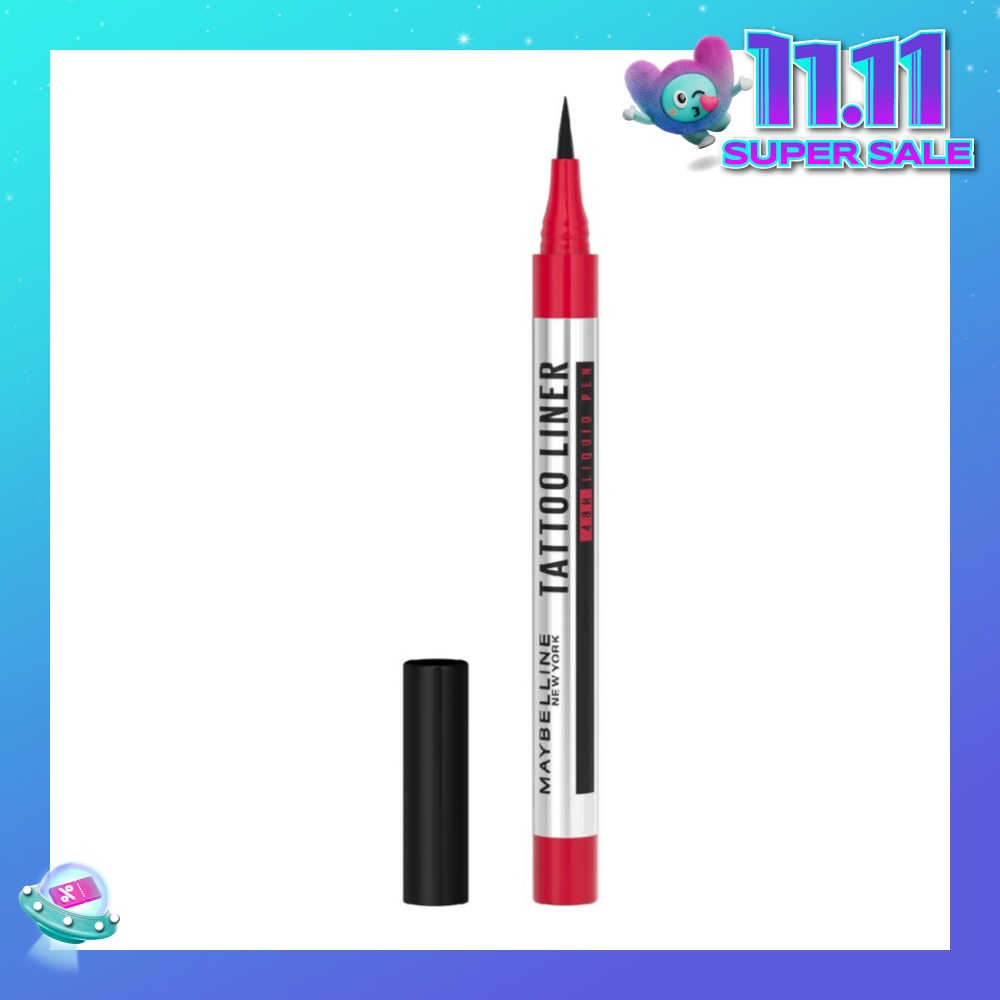 MAYBELLINE Tattoo Liner Liquid Pen Black (Last Up to 48Hrs) 1s