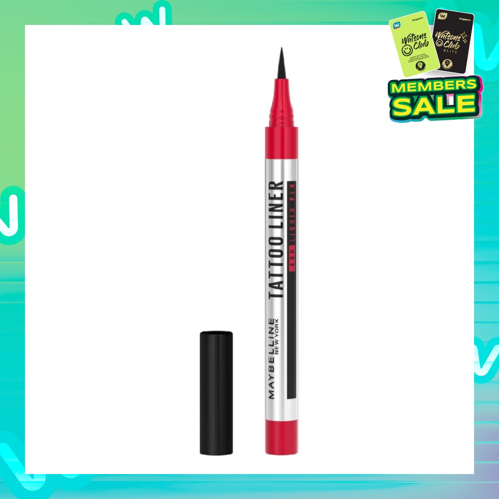 MAYBELLINE Tattoo Liner Liquid Pen Black (Last Up to 48Hrs) 1s