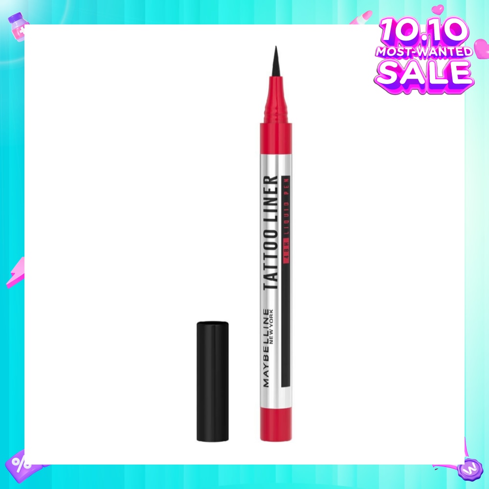 MAYBELLINE Tattoo Liner Liquid Pen Black (Last Up to 48Hrs) 1s