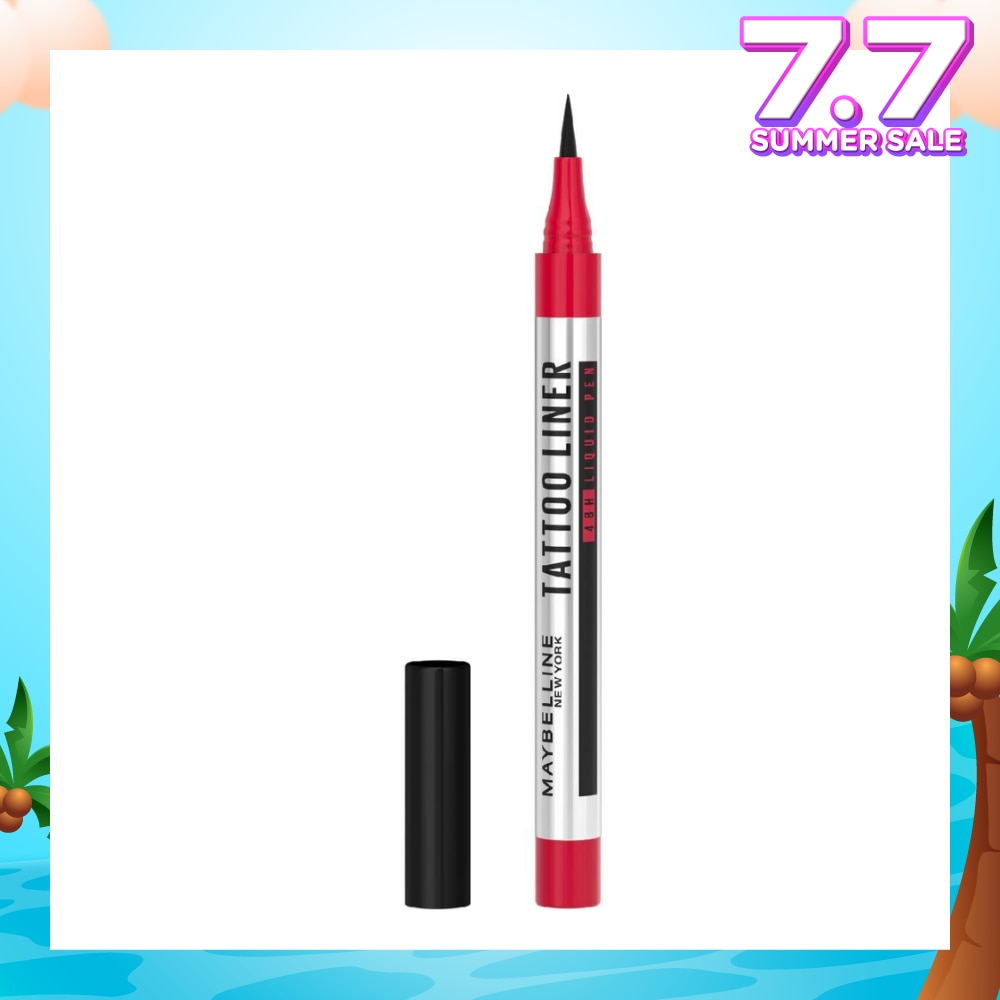 Tattoo Liner Liquid Pen Black (Last Up to 48Hrs) 1s