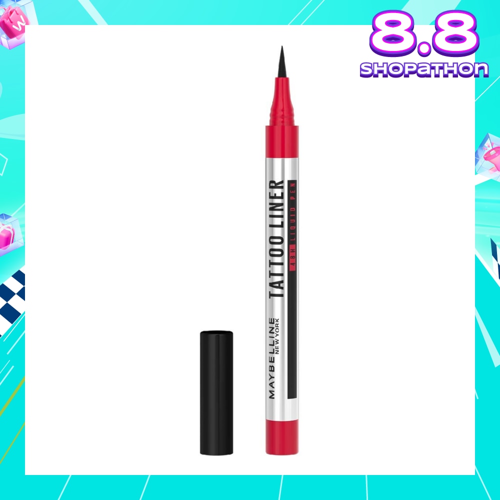MAYBELLINE Tattoo Liner Liquid Pen Black (Last Up to 48Hrs) 1s