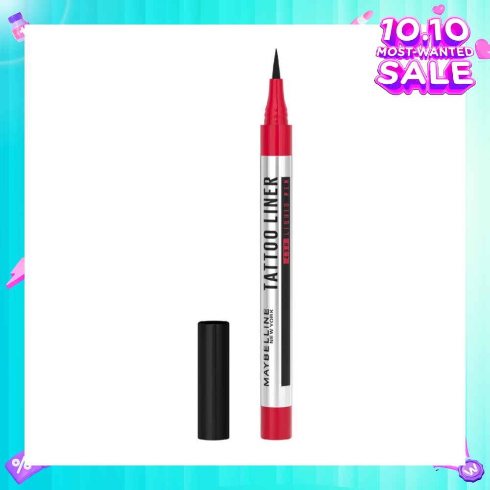 MAYBELLINE Tattoo Liner Liquid Pen Black (Last Up to 48Hrs) 1s