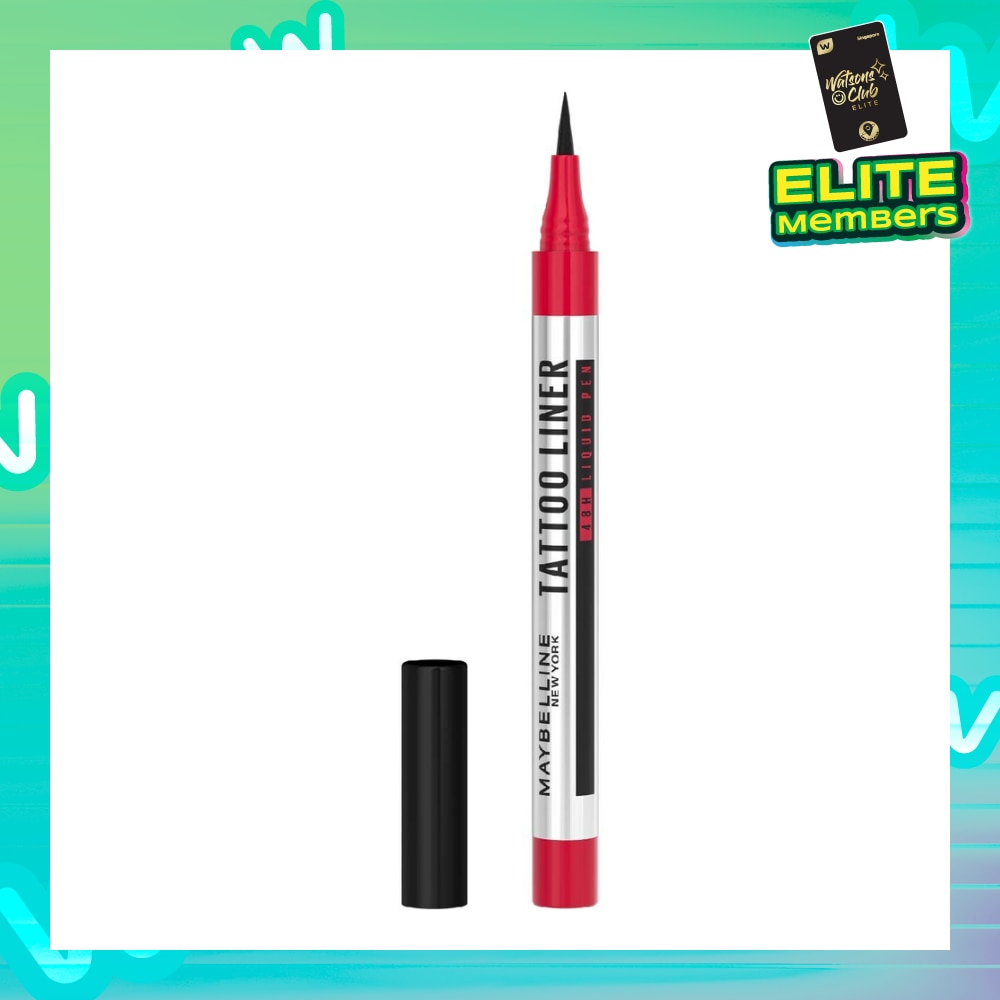 MAYBELLINE Tattoo Liner Liquid Pen Black (Last Up to 48Hrs) 1s