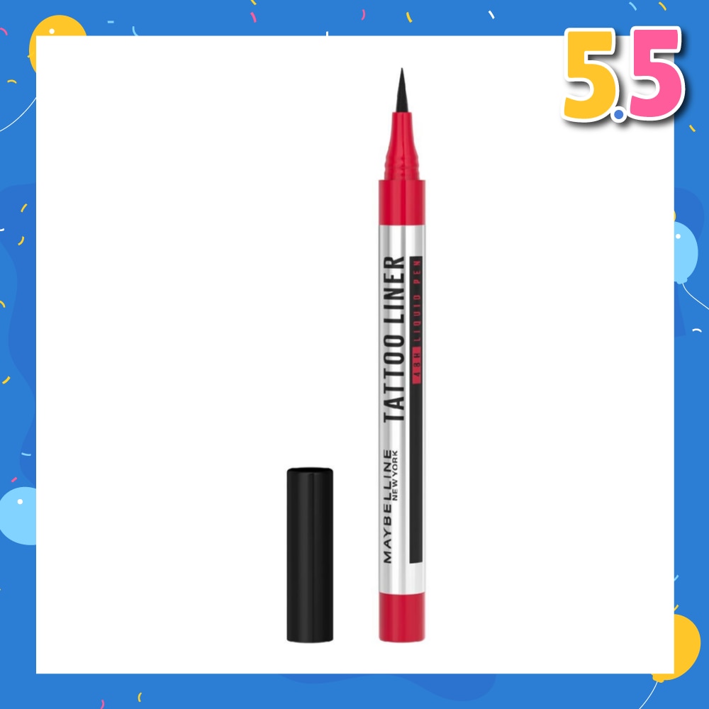 MAYBELLINE Tattoo Liner Liquid Pen Black (Last Up to 48Hrs) 1s