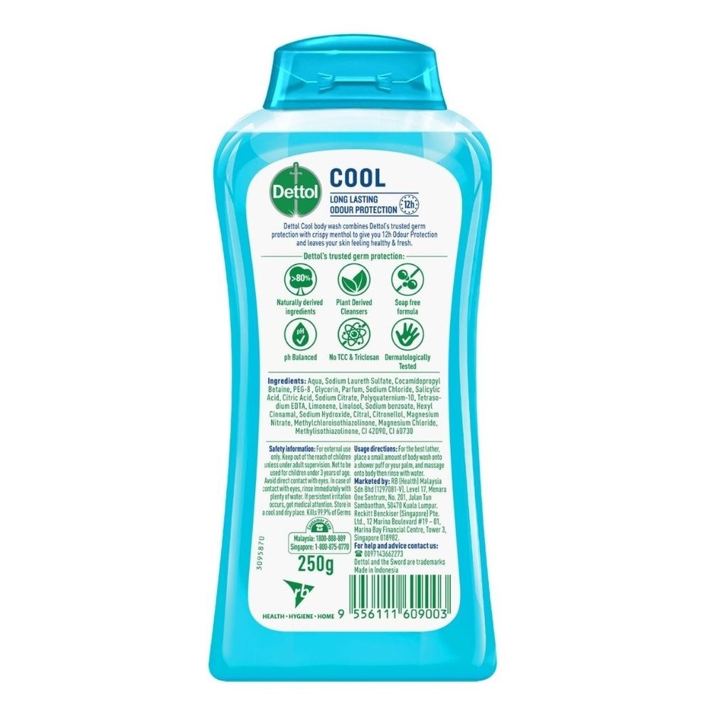 Cool Anti-Bacterial Body Wash 250ml