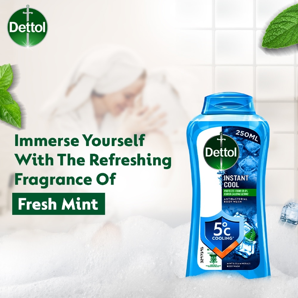 Cool Anti-Bacterial Body Wash 250ml