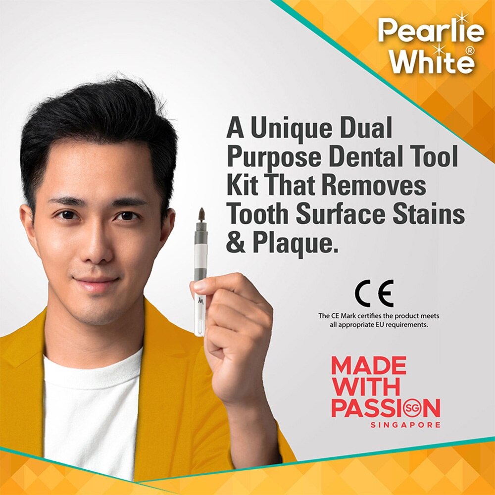 Travel Twin Plaque and Tooth Stain Eraser