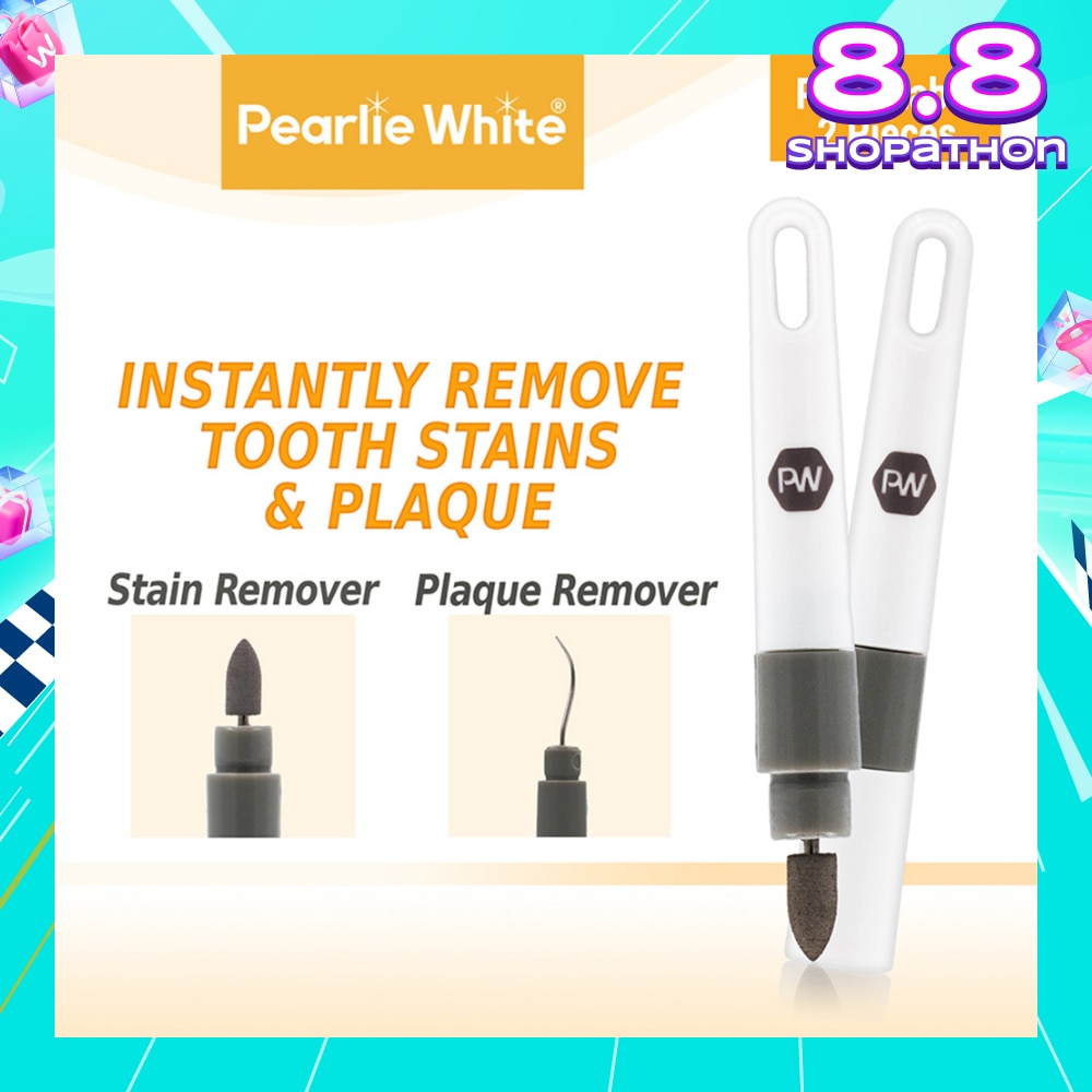 Travel Twin Plaque and Tooth Stain Eraser