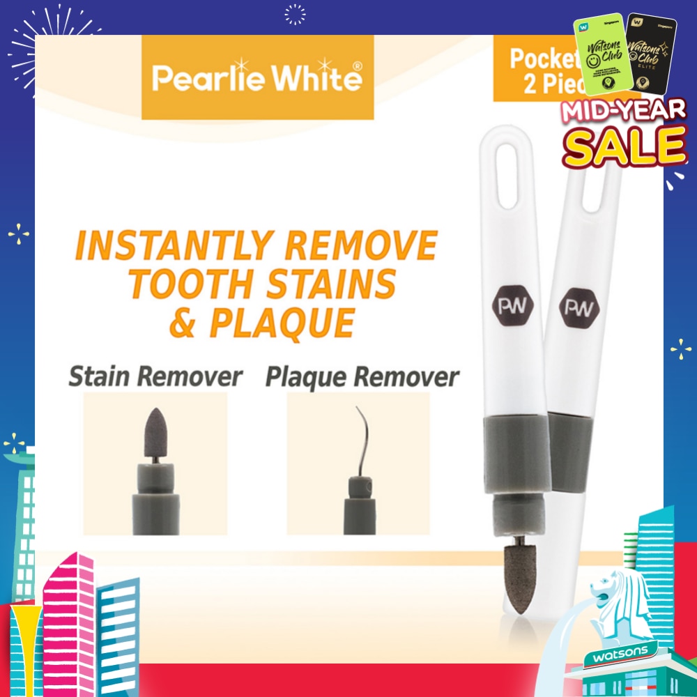 Travel Twin Plaque and Tooth Stain Eraser