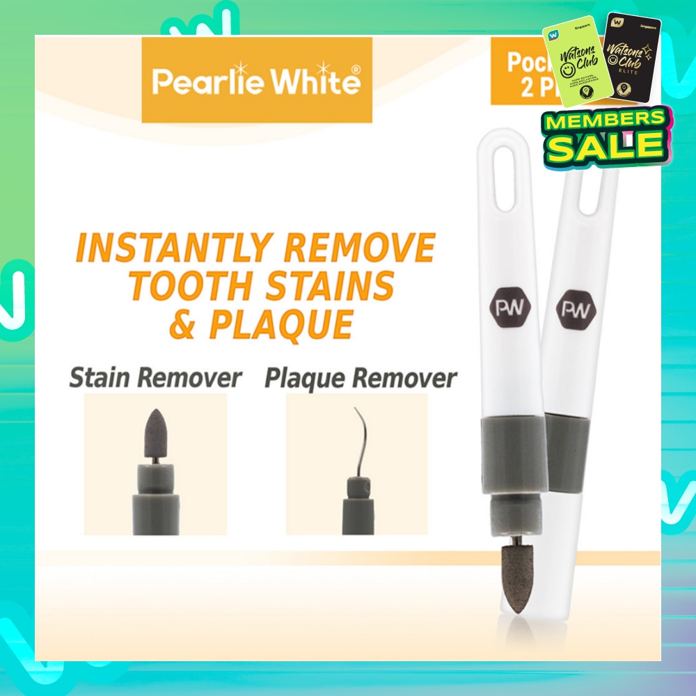 Travel Twin Plaque and Tooth Stain Eraser