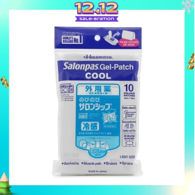 SALONPAS® Gel Patch (Cool) Pain Reliever 10s