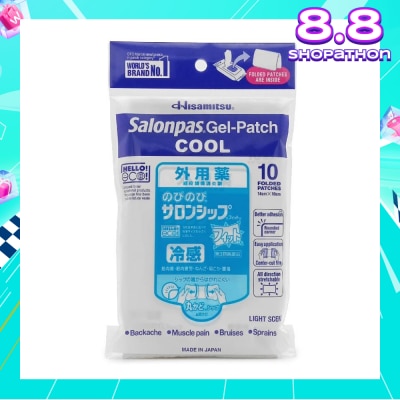 SALONPAS® Gel Patch (Cool) Pain Reliever 10s