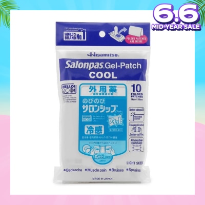 SALONPAS® Gel Patch (Cool) Pain Reliever 10s