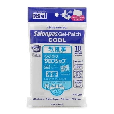 SALONPAS® Gel Patch (Cool) Pain Reliever 10s