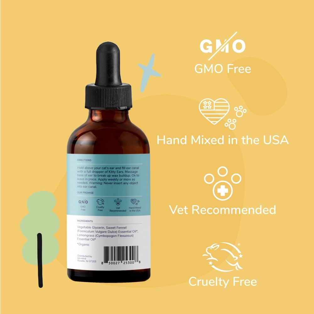 Natural Kitty Ear Cleaner 118ml (Expiry: Apr`2027)
