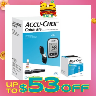 ACCU CHEK (+50) Guide Me Blood Glucose Meter 1s