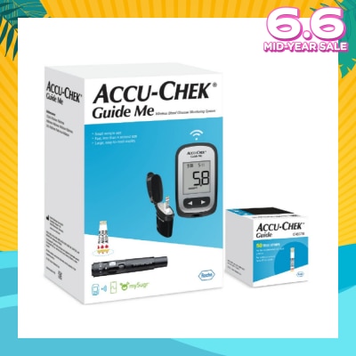 ACCU CHEK (+50) Guide Me Blood Glucose Meter 1s