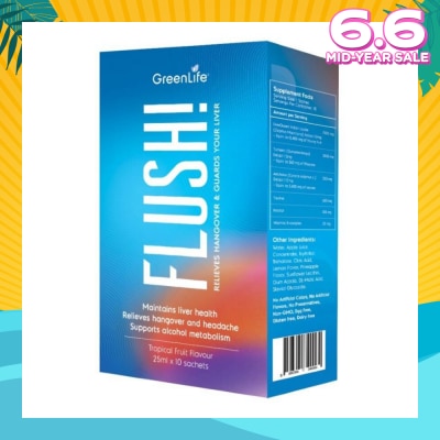 GREENLIFE Flush (Relief Hangover And Maintain Your Liver Health) 10s