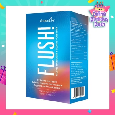 GREENLIFE Flush (Relief Hangover And Maintain Your Liver Health) 10s