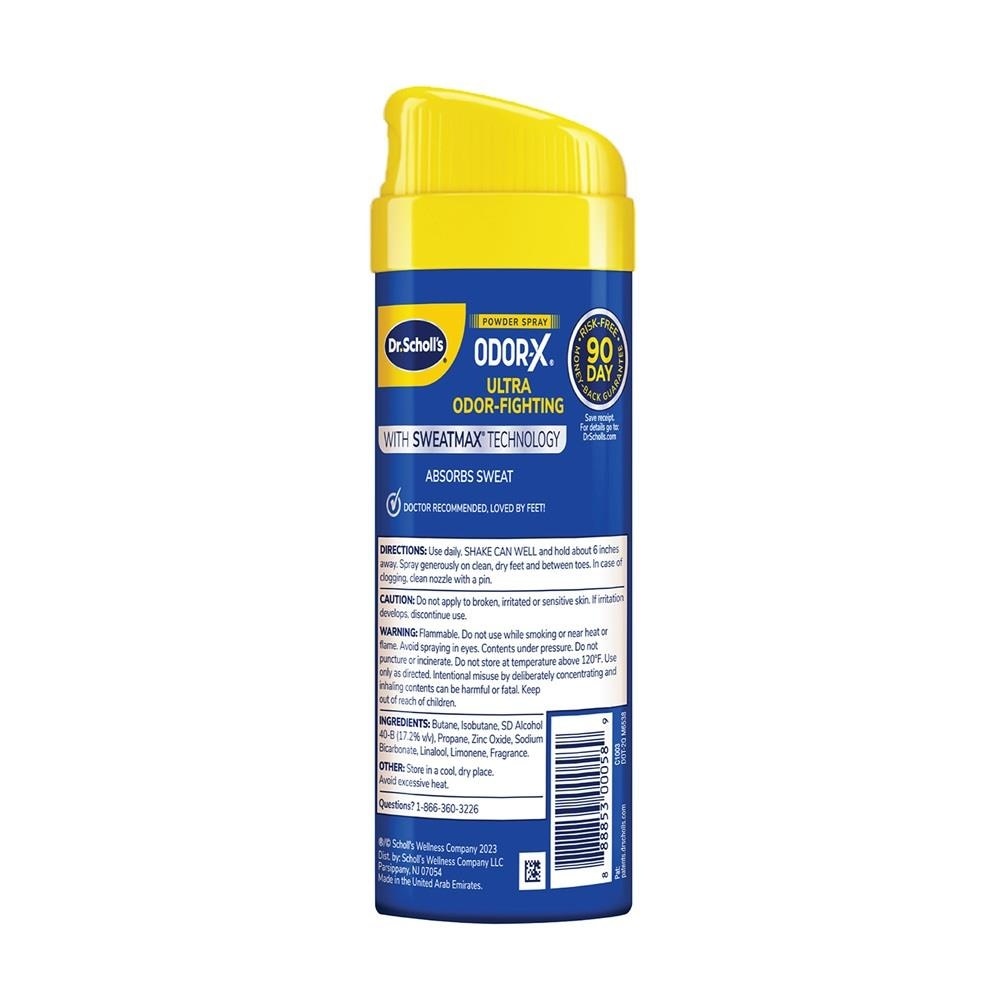 Dr Scholl's Odorx Ultra Odor Fighting Spray Powder 133g
