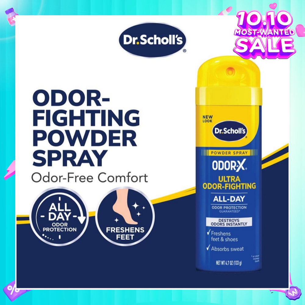 Dr Scholl's Odorx Ultra Odor Fighting Spray Powder 133g