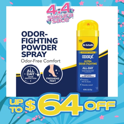DR SCHOLL’S - Dr Scholl's Odorx Ultra Odor Fighting Spray Powder 133g
