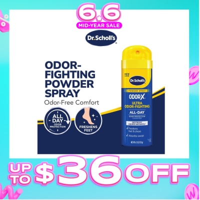 DR SCHOLL’S - Dr Scholl's Odorx Ultra Odor Fighting Spray Powder 133g