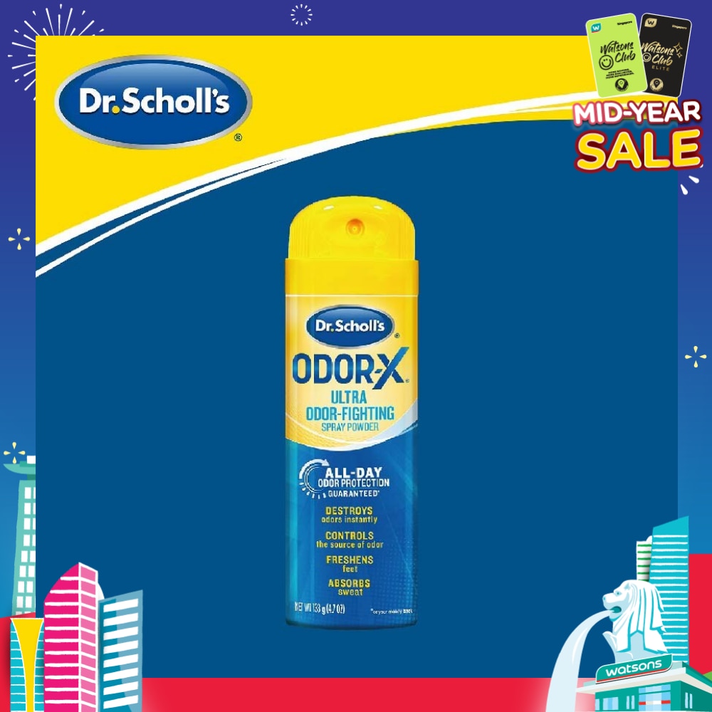 Dr Scholl's Odorx Ultra Odor Fighting Spray Powder 133g