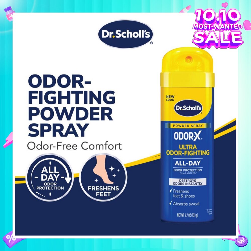 Dr Scholl's Odorx Ultra Odor Fighting Spray Powder 133g