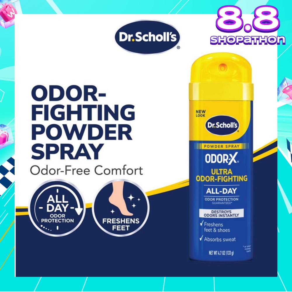 Dr Scholl's Odorx Ultra Odor Fighting Spray Powder 133g