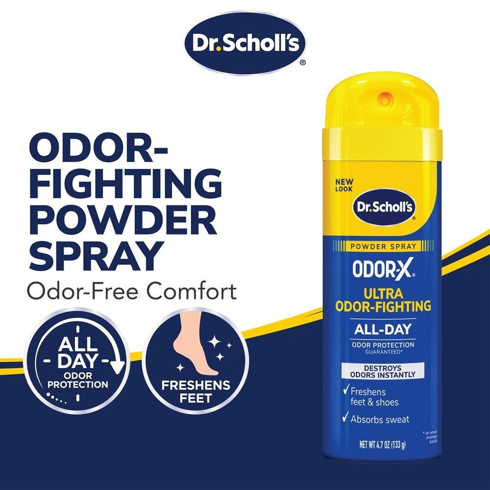 Dr Scholl's Odorx Ultra Odor Fighting Spray Powder 133g