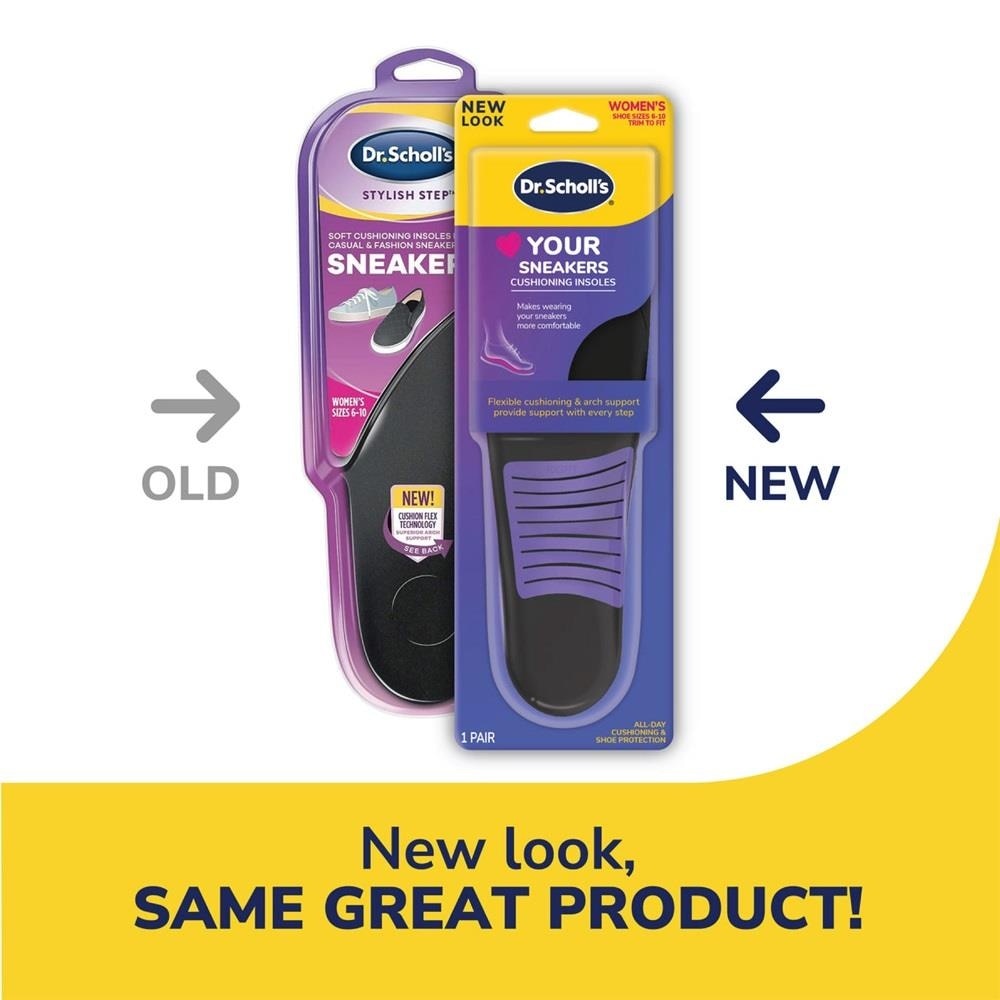 Dr Scholl's Stylish Step Casual Sneaker Insoles (Pair) 1s