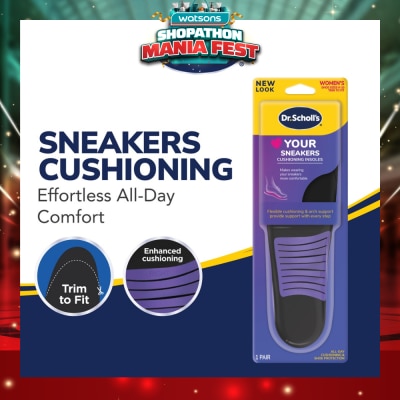 DR SCHOLL’S - Dr Scholl's Stylish Step Casual Sneaker Insoles (Pair) 1s